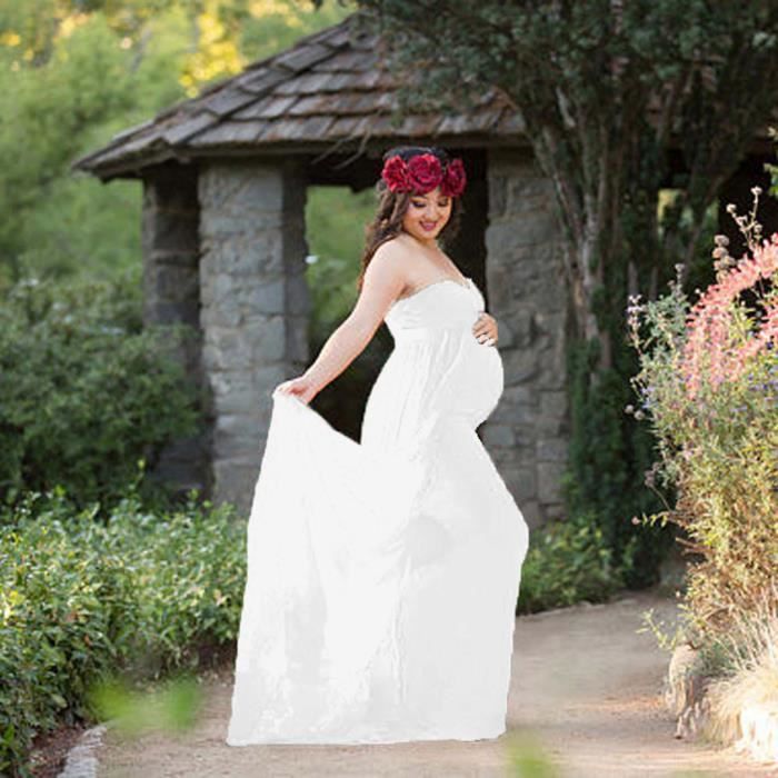 robe allaitement blanche