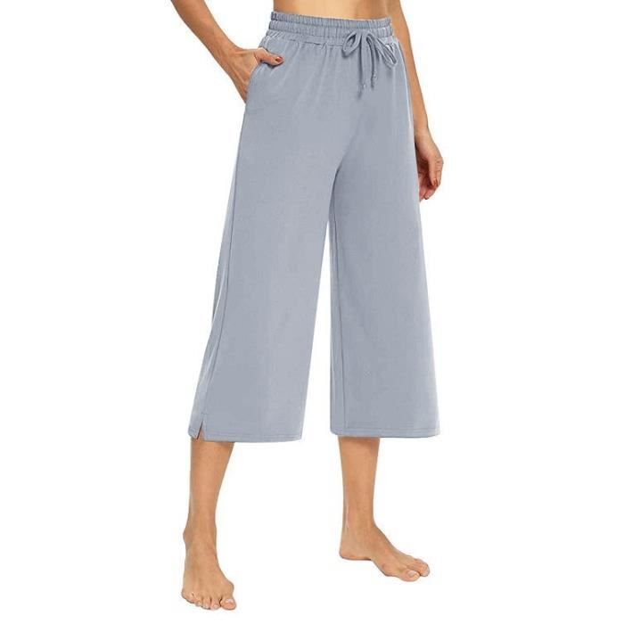 Allegra K Pantalon en Cloche pour Femmes Pantalon évasé en Velours à