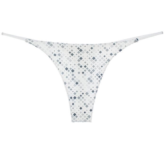 Culotte String En Similicuir Brillant - Taille Basse Femme, Effet Wetlook, Tailles S à 3XL