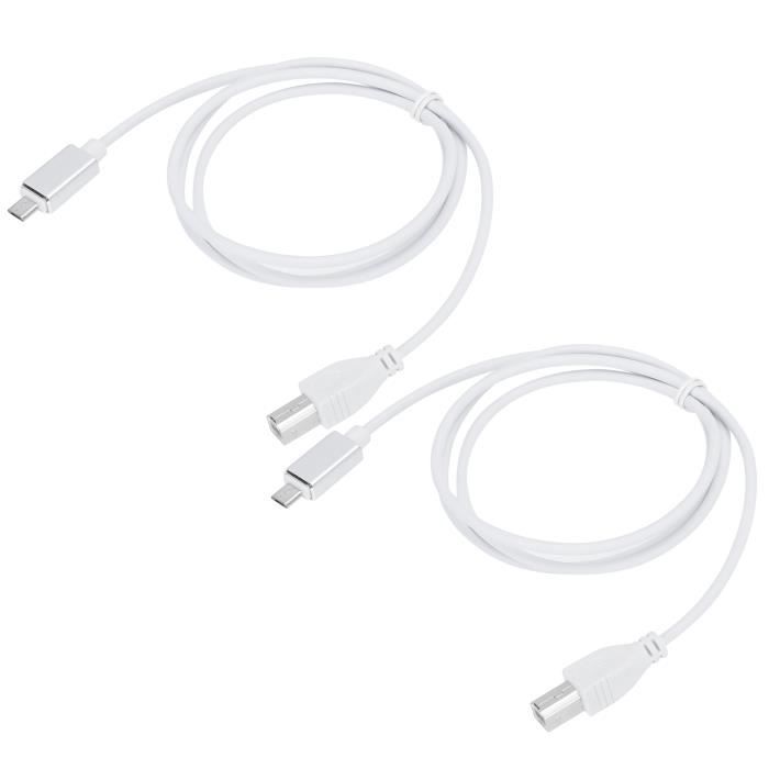 Câble USB A Vers USB B - Marque Dell - Couleur Noir - État Ouvert Jamais Utilisé (peut être Sans Emballage)
