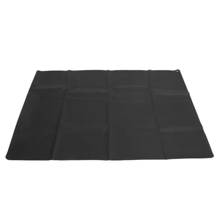 Tapis De Mise à La Terre 193x203cm - Coton Et Argent - Pour Améliorer Le Sommeil Et Réduire Le Stress