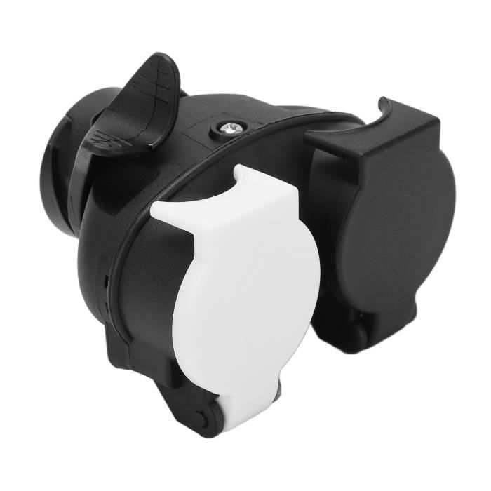 Adaptateur Remorque 13 Vers 7 Broches - Étanche - Pour Voiture Et Caravane - Conversion Prise Électrique