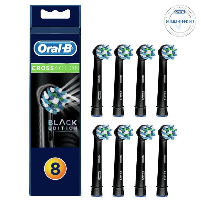 ORAL B ORAL-B Brossettes CrossAction Black x8