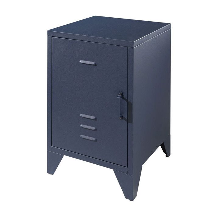 Table de Chevet Enfant Bronxx 60cm Bleu Table de Chevet Enfant Bronxx 60cm Bleu