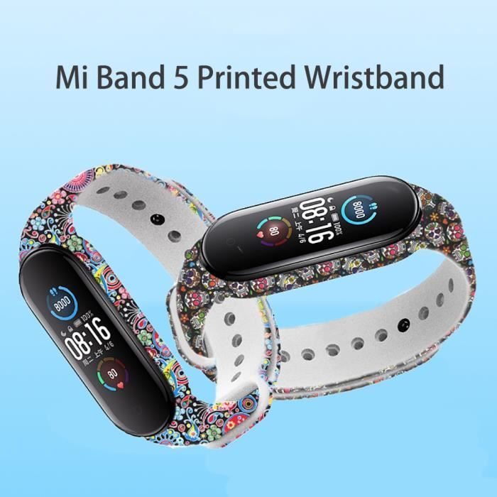 Bracelet Silicone De Rechange Pour Xiaomi Mi Band 7/6/5 - Gris, Souple, Unisexe