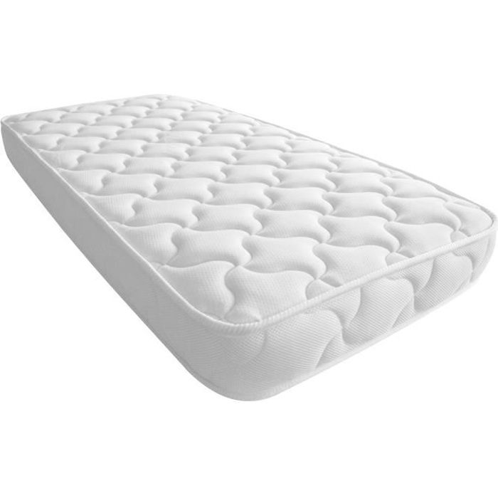 Matelas bébé MINEA - Baby Bamboo - 70x140 cm - Mousse HD - Housse en fibre de bambou Matelas bébé MINEA - Baby Bamboo - 70x140 cm - Mousse HD - Housse en fibre de bambou