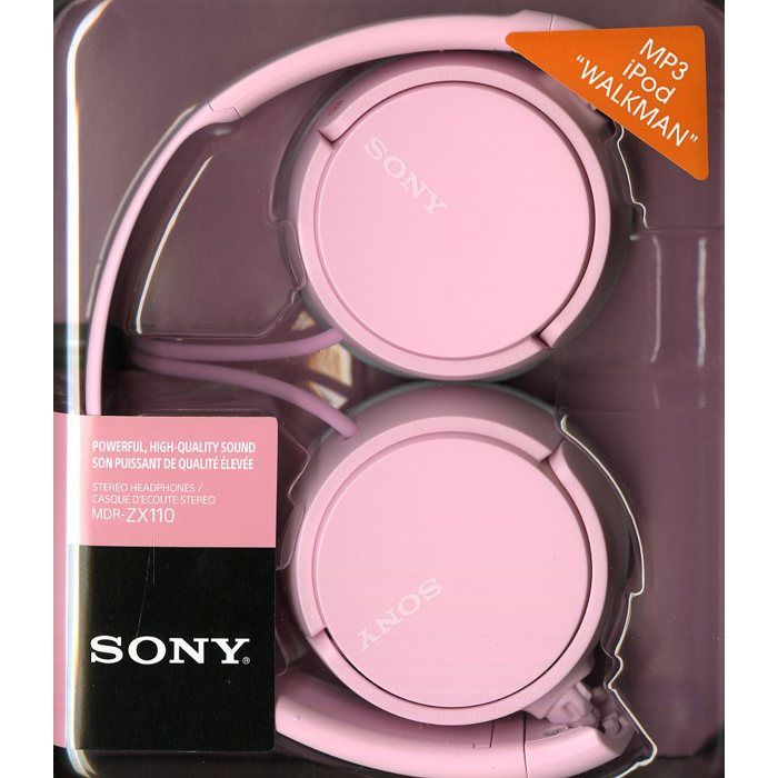 SONY - Casque arceau rose antibruit