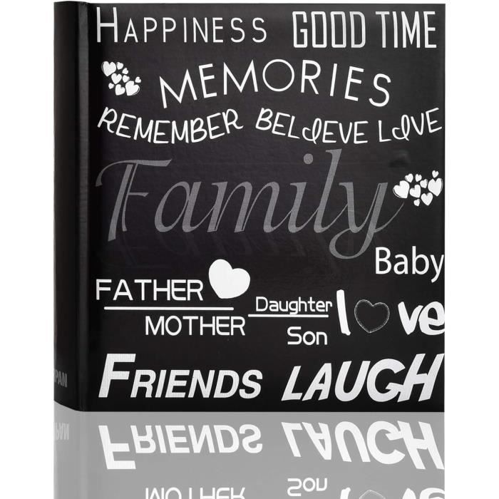 SEEHAN Album Photo De 10 X 15 Cm, 200 Photos De Famille, Album Photo En Bois Pour Cadeau De Fête