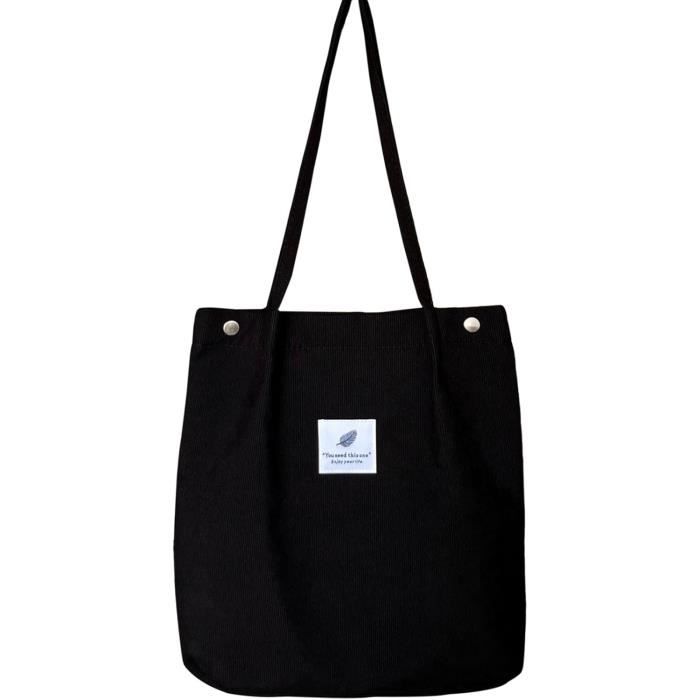 Sac Velours Côtelé Femme,Sac Fourre-Tout En Velours Côtelé Femme,Sac À