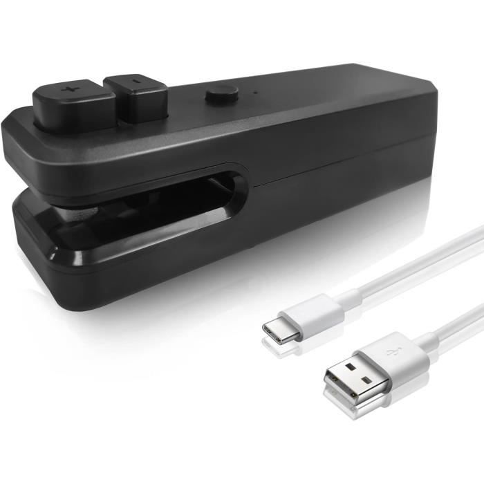 Mini Scelleur Sous Vide Portable 2 En 1 - Scelle Et Coupe, Rechargeable USB, Design Magnétique, Pour Sacs Chips Et Conservation