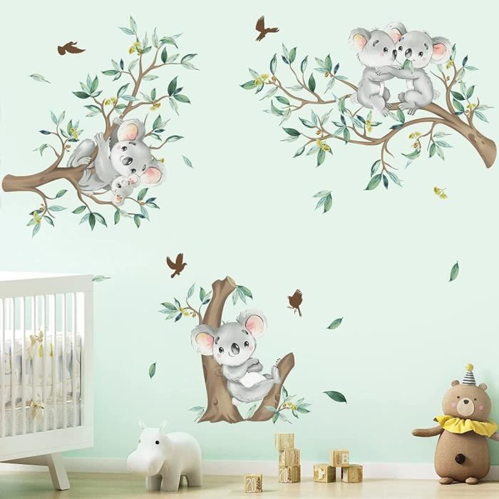 Noir 100x28CM Autocollant mural de miroir 3D de branches d'arbre Noir 100x28CM Autocollant mural de miroir 3D de branches d'arbre