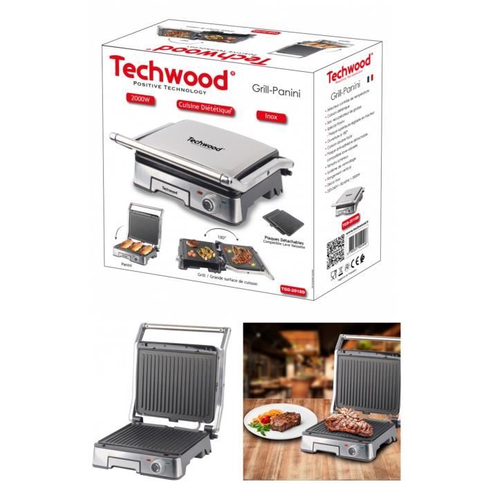 Techwood Grill Panini double - vue 2