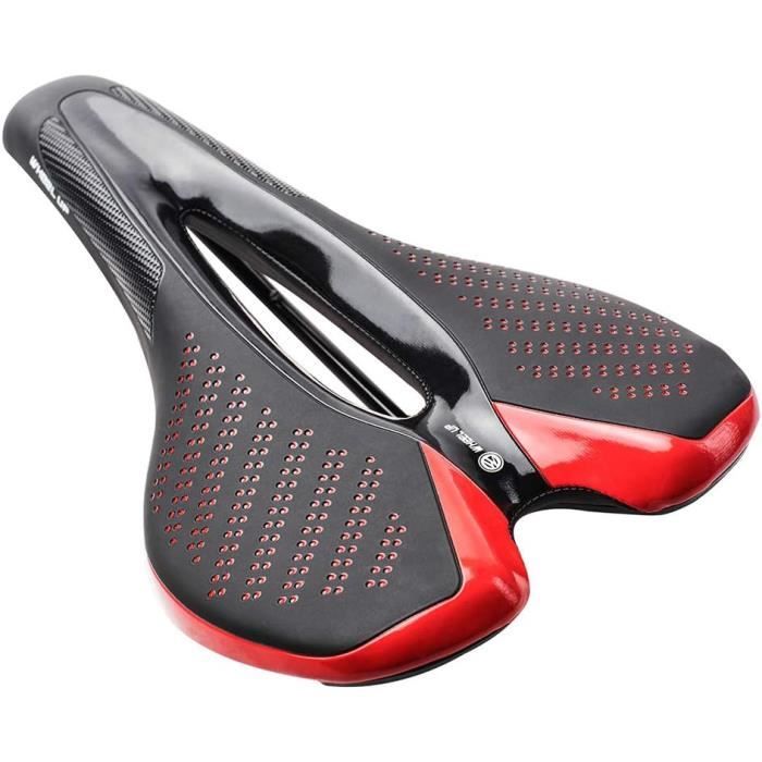 Selle Vélo Carbone West Biking - Ultralégère 99,5g - 3K T800 - VTT/Route - Mat