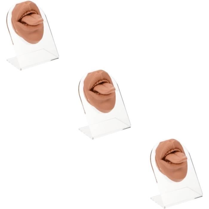 10PCS Anneaux De Langue Acrylique - 14G - Couleurs Assorties - Barre 1,6mm - Pour Piercing Langue