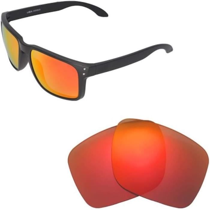 Verres De Rechange Polarisés EZReplace Pour Lunettes De Soleil électriques Back Line - Taille Unique, Couleur Rouge Feu, Protection UV400 - 6