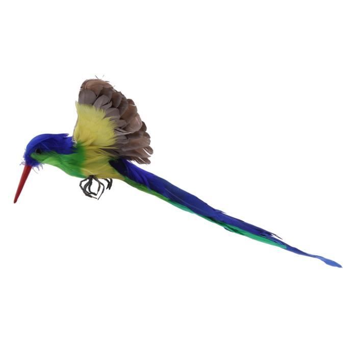 Oiseau Décoratif En Mousse Imitation Plumes - Pour Sapin De Noël, Mariage, Déco Maison