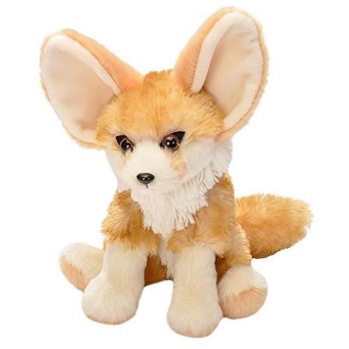 Peluche Fennec - WILD REPUBLIC - Cuddlekins 8 - Noir - Jouet pour Enfant - Extérieur/Intérieur