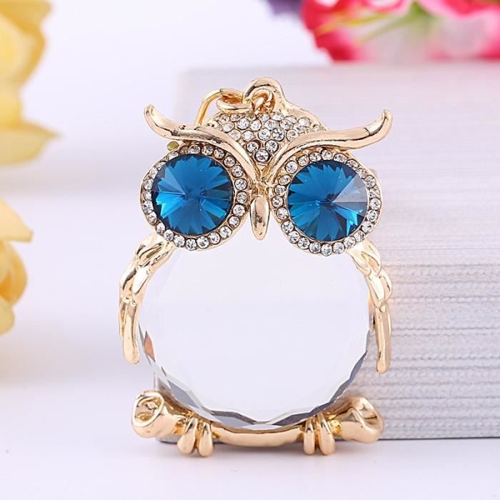 Syntego Lot De 5 Porte-clés 5D Assortis En Forme De Hibou De Noël Avec