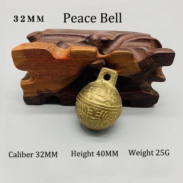 4 Cloches Anti-ours En Métal Vintage - Fonction Muet, Pour Randonnée, Sac à Dos Ou Collier Chien