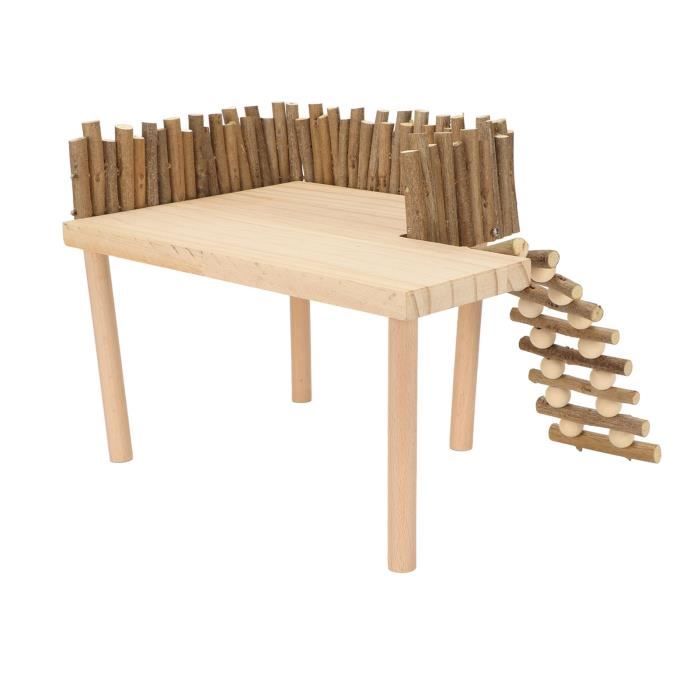 Meilleurs prix pour Plate-forme d'escalade pour hamster - JR033 - Bois - Structure stable - Utilisation intérieure - Polyvalente