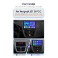 AI Carplay 3G+32G Android stéréo autoradio lecteur multimédia pour PEUGEOT 207 2006-2015 voiture Autoradio GPS Navigation Audio-1