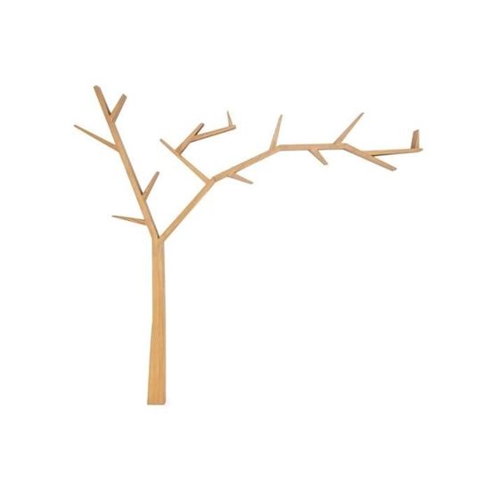 Etagere Bibliotheque Treea En Forme D Arbre Bois Cdiscount Maison