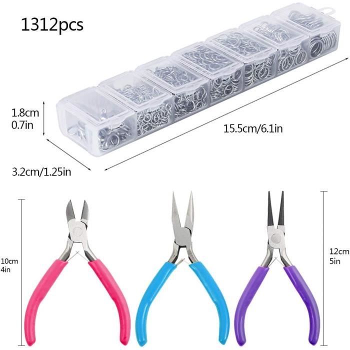 Pince à épiler électronique de 12,7 cm pour réparation manuelle de bijoux, fil multifonction