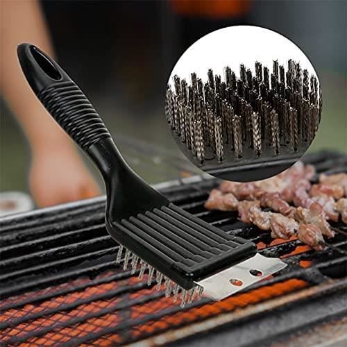 Brosse à Gril Sans Poils Grillaholics | Nettoyage Barbecue Sécuritaire | Acier Inoxydable 45.7cm