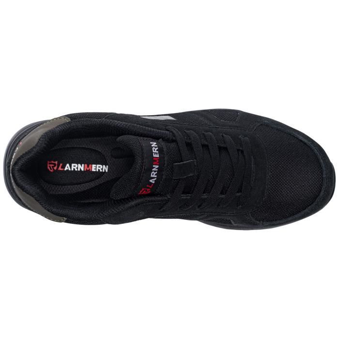 LARNMERN Chaussures de Sécurité Hommes Légère Embout Acier Antidérapante  Antiperforation Basket de Sécurité Respirante Noir - Cdiscount Prêt-à-Porter