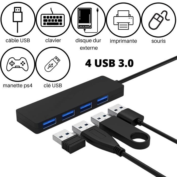 Gbokyn Usb 3.0 Adaptateur USB 3.0 Vers VGA GBOKYN - 1080p Pour PC Windows, Multi-Écran Compatible Windows 10