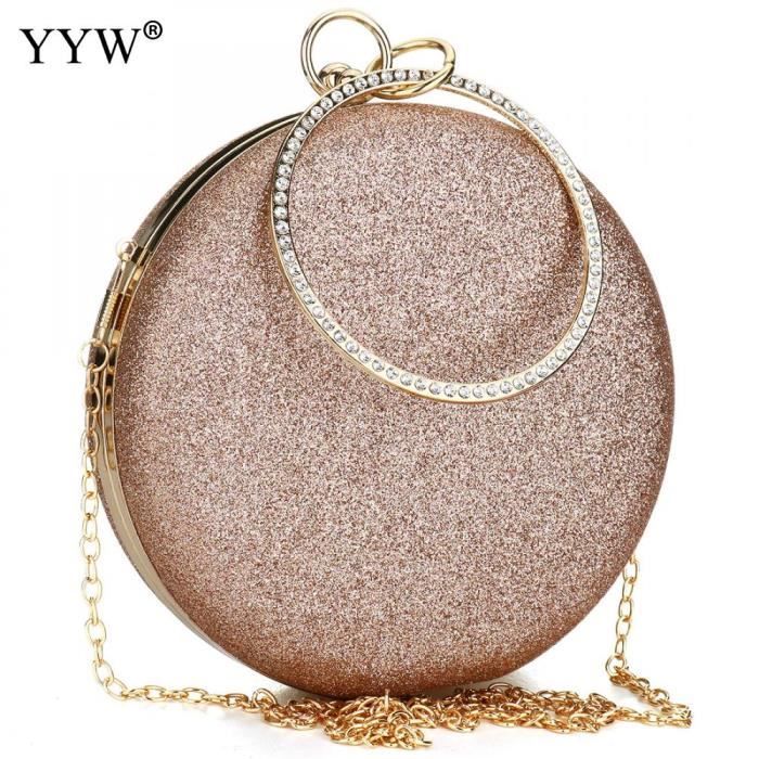 Pochette mariage rose gold 2025