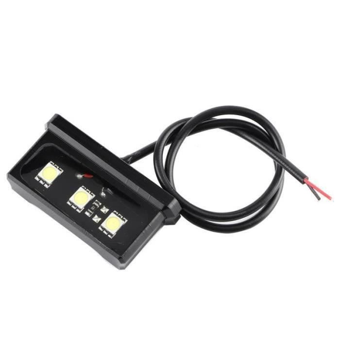 Kit Support Plaque D'Immatriculation Moto LED Pour Kawasaki Z1000 / Z1000R - Éliminateur D'Aile Avec Éclairage Intégré