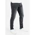 Jeans Homme coupe regular denim noir stone-2