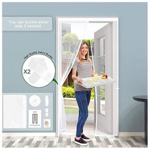 Moustiquaire Fenêtre Magnétique 185x185cm,Moustiquaire