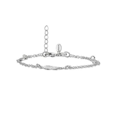 Bracelet-éperon En Cuir Pour Femme Style Western - Aile D'ange Peinte Argent - Marque Showman