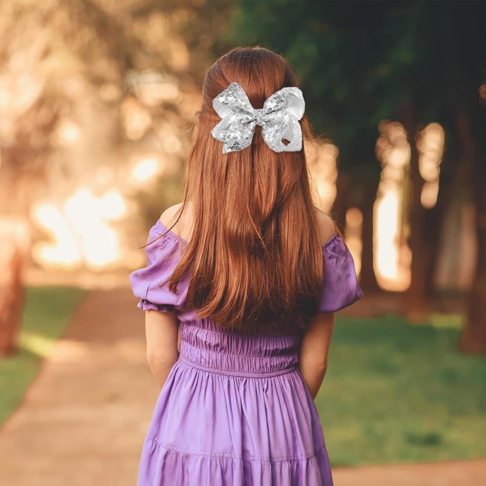 Nœud Pour Cheveux Fille Among Us – Fait Main, Coton Multicolore, Super Mignon !