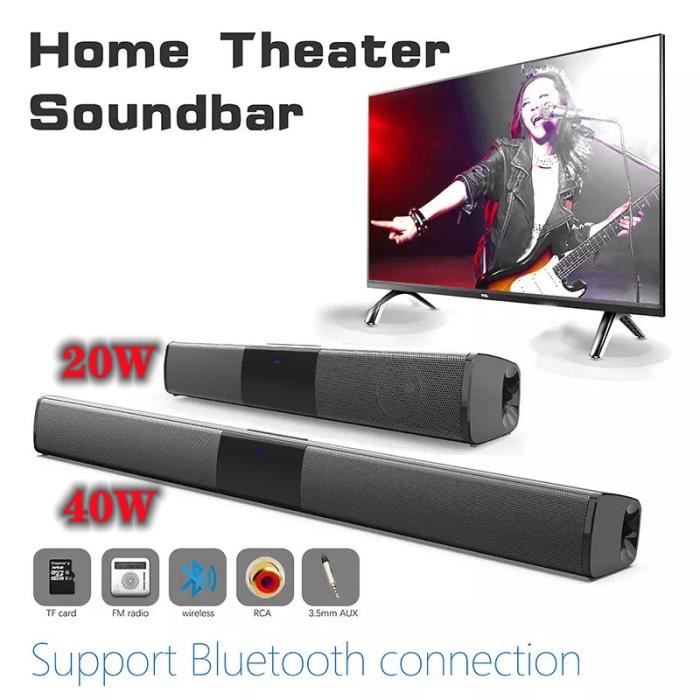 Enceinte Bluetooth murale pour Home cinéma, haut-parleur 3D, son Surround,  sans fil, caisson de basses, ordinateur portable, HDMI/USB/AUX, 50W -  AliExpress