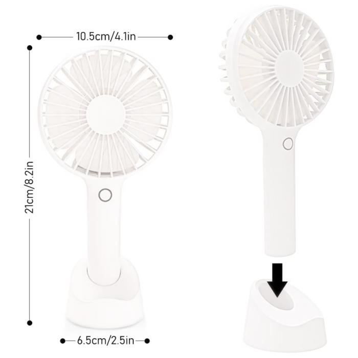 Mini Ventilateur Portable USB De Poche Pliable Avec Le Vent à 5
