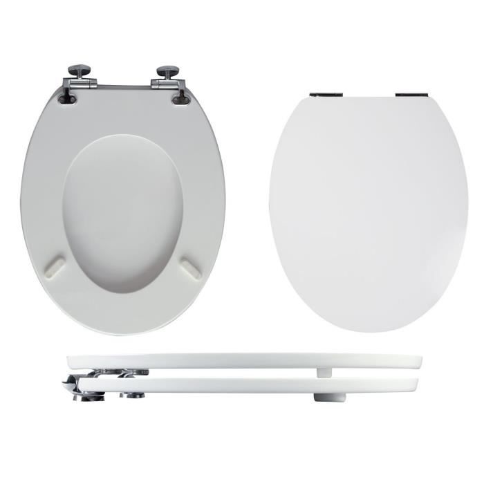 WIRQUIN Abattant casual line diplomat white Cdiscount Bricolage