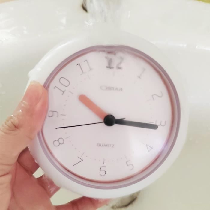 Horloge 12/24 h, Analogique, À piles, 12