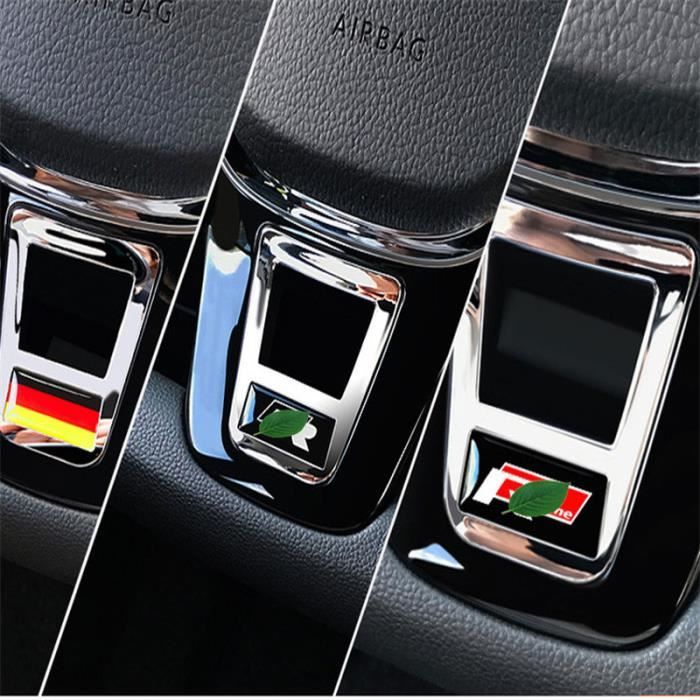 Accessoires auto intérieurs, de marque R Line, autocollant de volant,  accessoire de voiture, pour VW - Type R Line Logo black - Cdiscount Auto