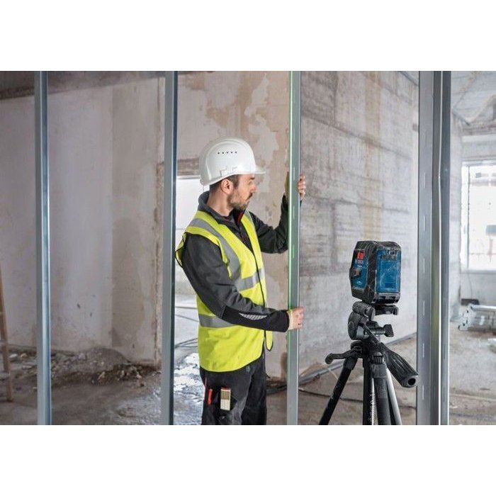 Laser à Lignes Bosch Professional GLL 20-22 G – Bleu, Avec Accessoires
