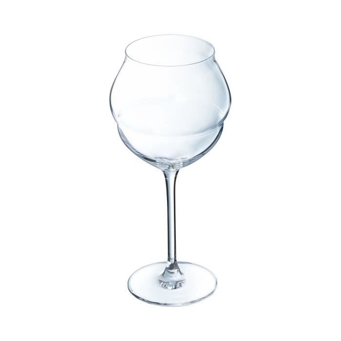 Verres à Vin Chef & Sommelier En Kwarx Lot De 6 - 40cl, Transparence Parfaite Et Lavable En Lave-vaisselle