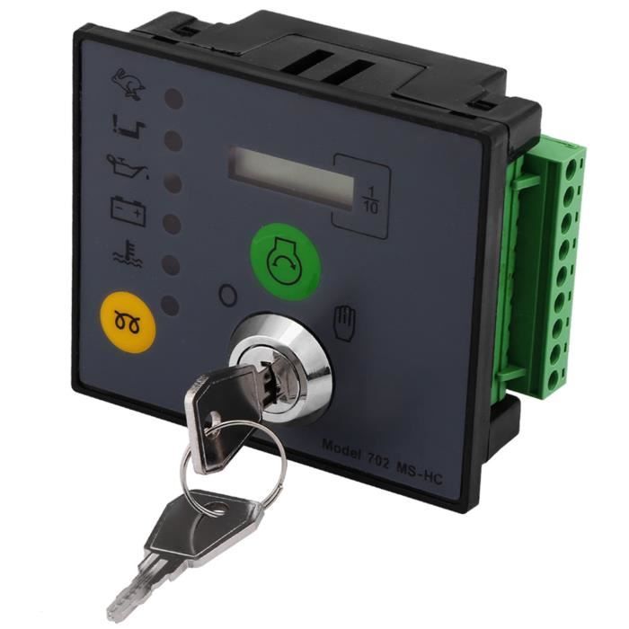 Panneau de contrôle manuel Genset Controller, 702 Ms-Hc Generator ...