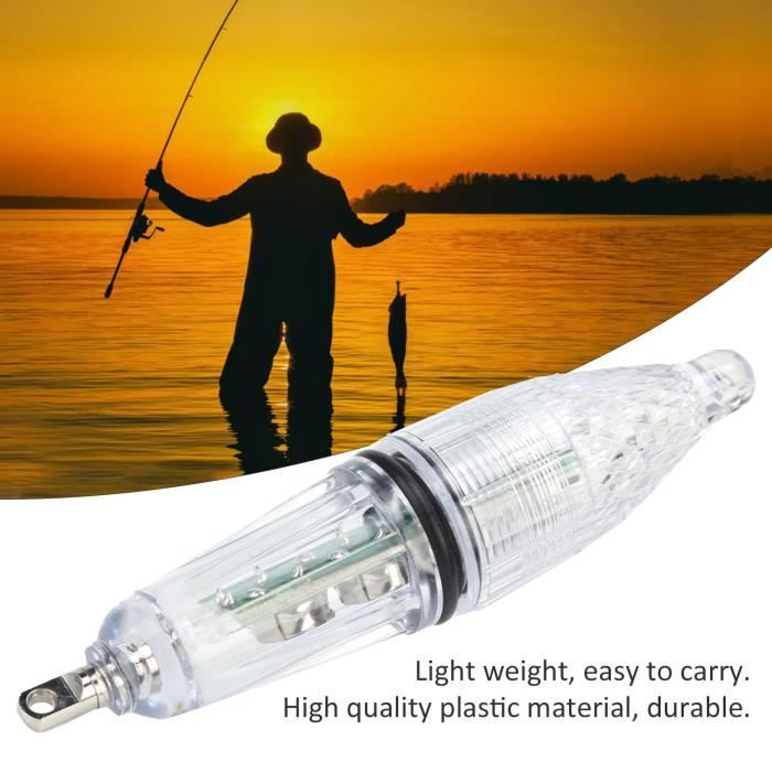 VGEBY Lampe de calmar de pêche LED calmar leurre lampe pêche en mer piège  poulpe seiche parapluie crochet attirant la lumière - Cdiscount Sport