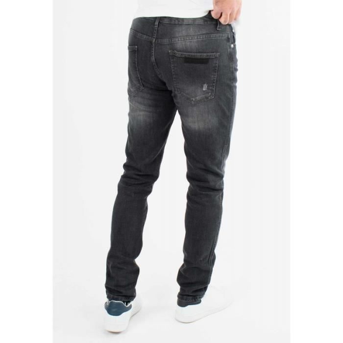 Jeans noir delavé homme 2025