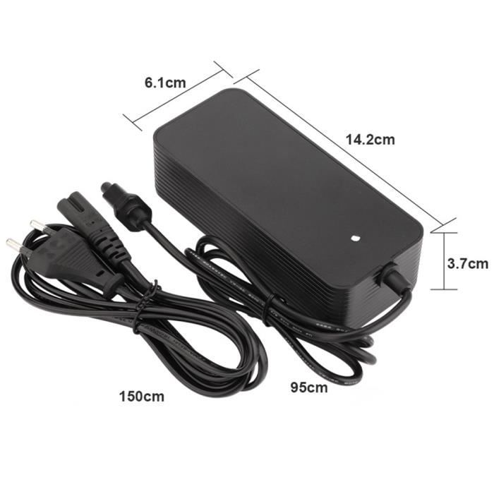 Chargeur 53,5V 2A Pour Trottinette NIU KQI2/KQI3 Pro Max - Compatible Scooter Électrique, E-Bike