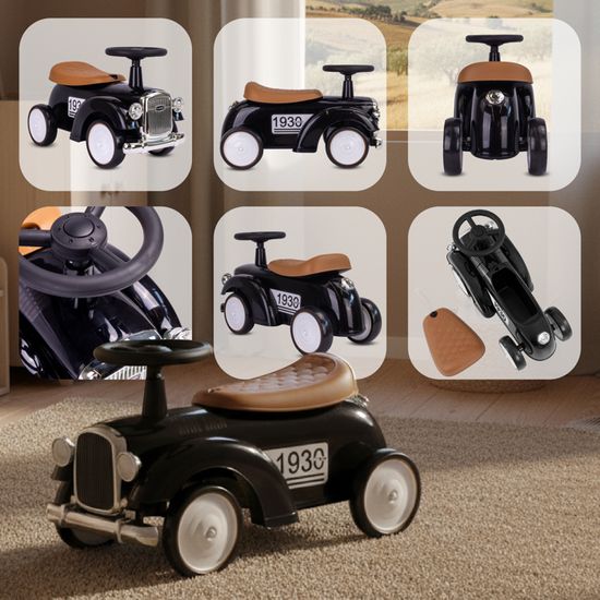 Costway Porteur Pour Enfants 12-36 Mos Avec Klaxon Musque Rangement Sous Le Sège Nor