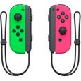 Paire de manettes Joy-Con Vert Néon & Rose Néon pour Nintendo Switch-0