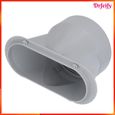 Coupleur de conduit d'échappement - AKOZON - 130 mm (5") - ABS durable - Montage sans perçage - Compatible climatiseur mobile